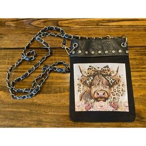 Highland cow‎ Western Women's small Crossbody Purse